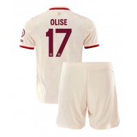 Maglia Calcio Bayern Munich Michael Olise #17 Terza Divisa Bambino 2024-25 Manica Corta (+ pantaloncini)